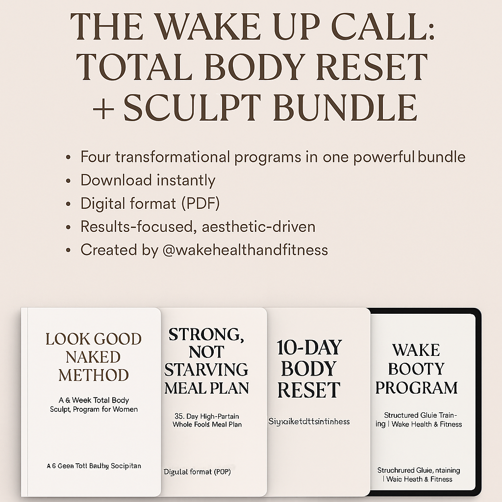 The Wake Up Call: Total Body Reset + Sculpt Bundle