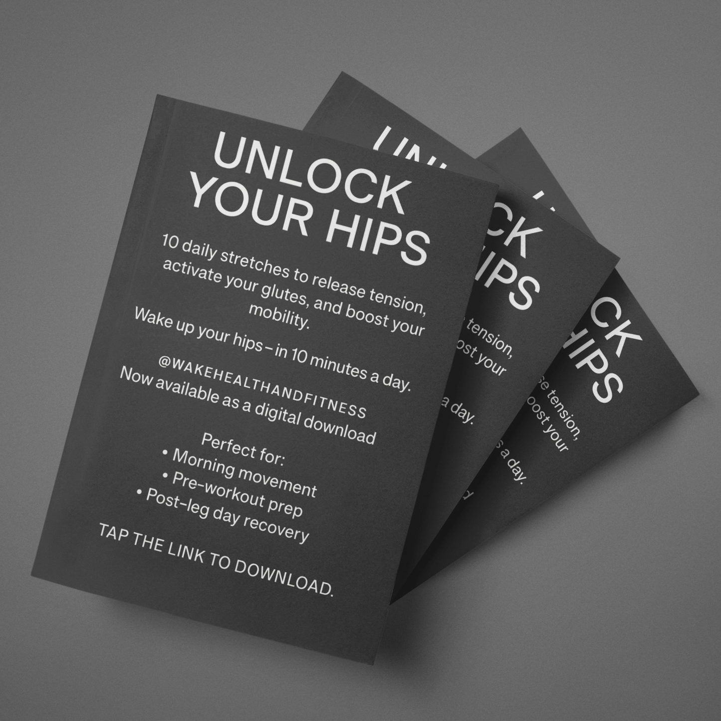 Unlock Your Hips
A Daily Stretch Guide by Wake Health & Fitness